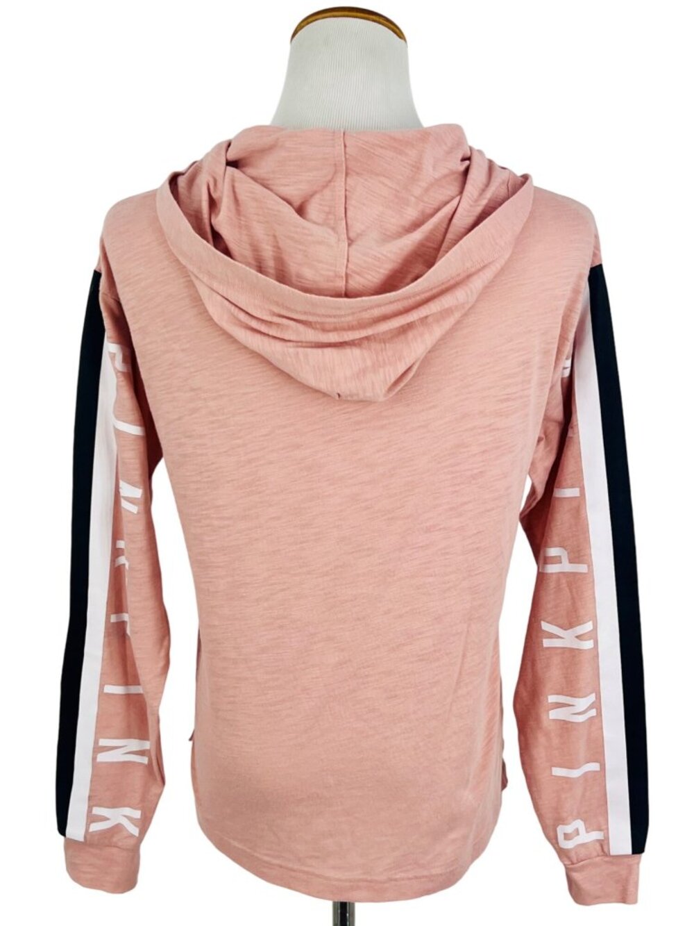 Victoria’s Secret PINK Hooded Blush Logo Top | Athleisure Y2K10s Tumblr Athletic - Picture 6 of 12